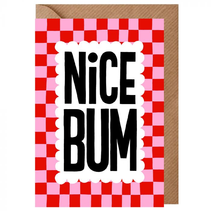 Nice Bum Valentines Card