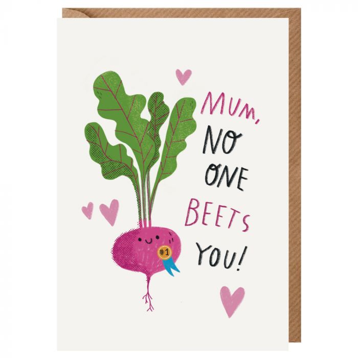 No One Beets You Mother's Day Card