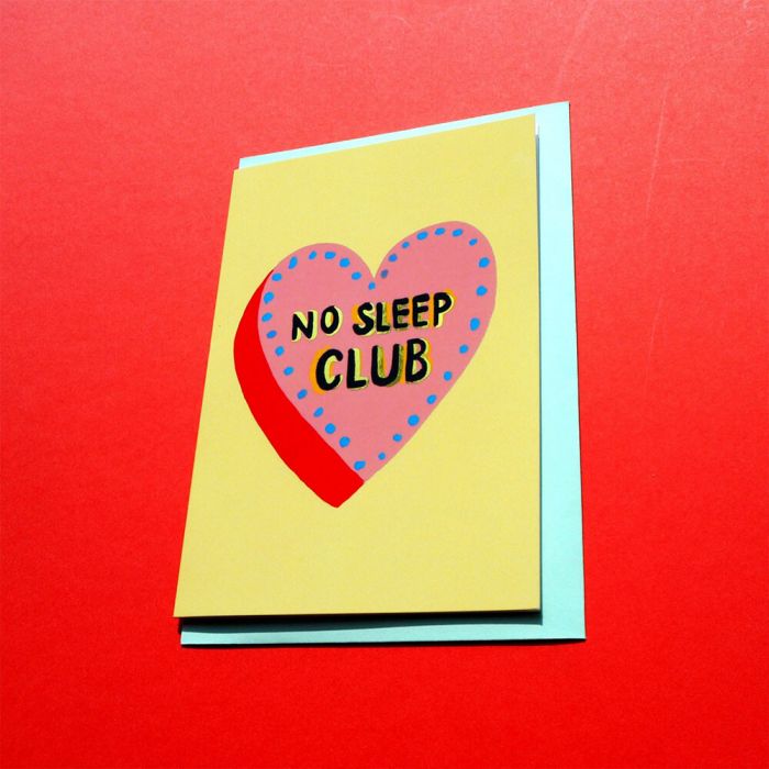 No Sleep Club Card | Utility Gift UK