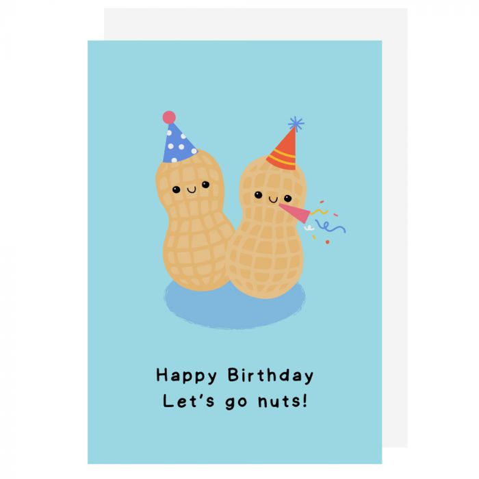 Lets Go Nuts Birthday Card