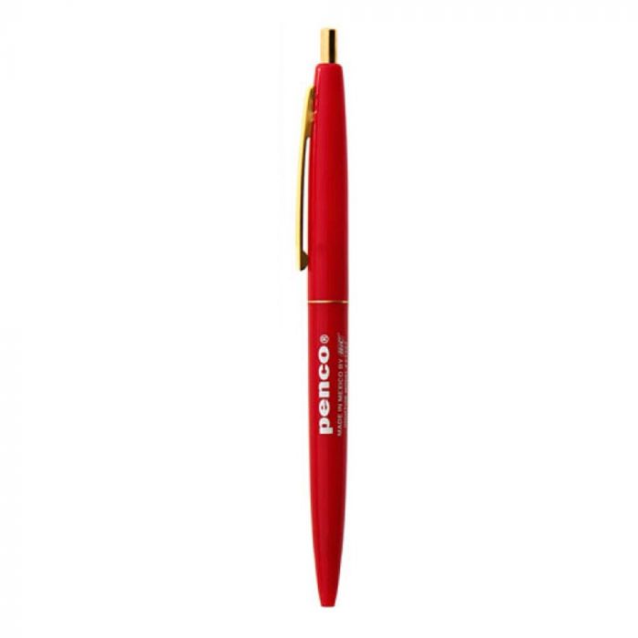 Hightide Penco BIC CLIC Ballpoint Pen Red | Utility Gift UK