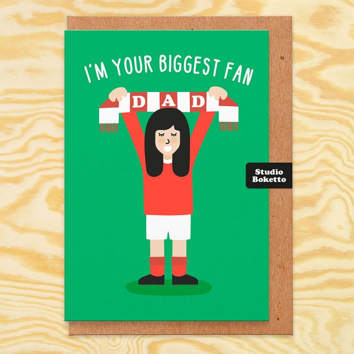 Come On You Reds Father's Day Card