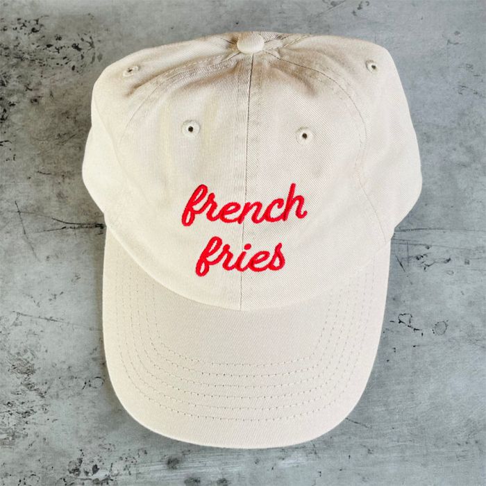 Silver Spider Dad Cap - French Fries