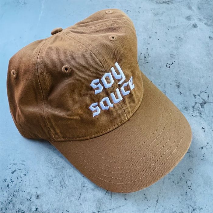 Silver Spider Dad Cap - Soy Sauce