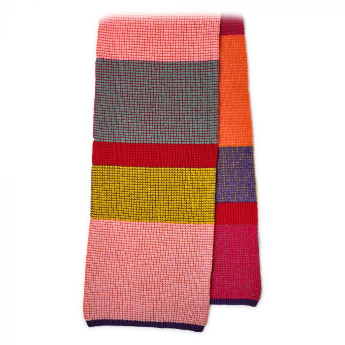 Robert Mackie Stobo Scarf Pink Stripe