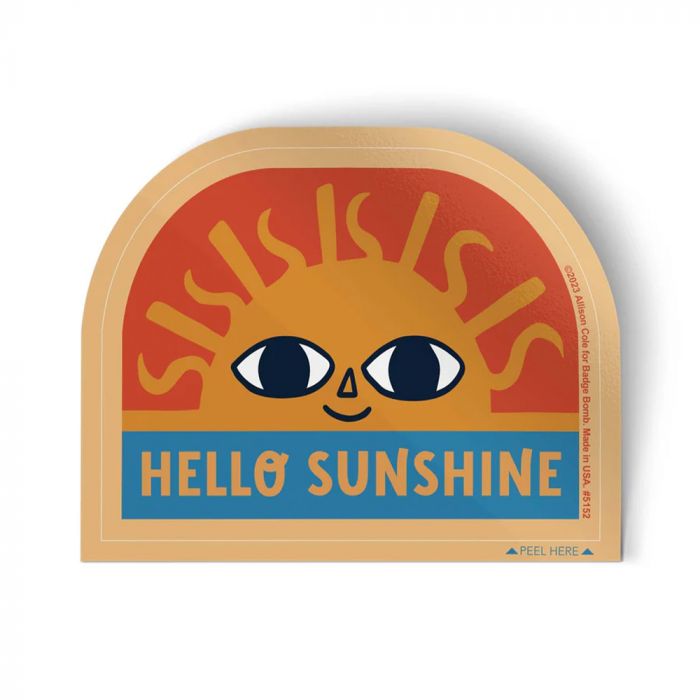 Big Sticker Hello Sunshine