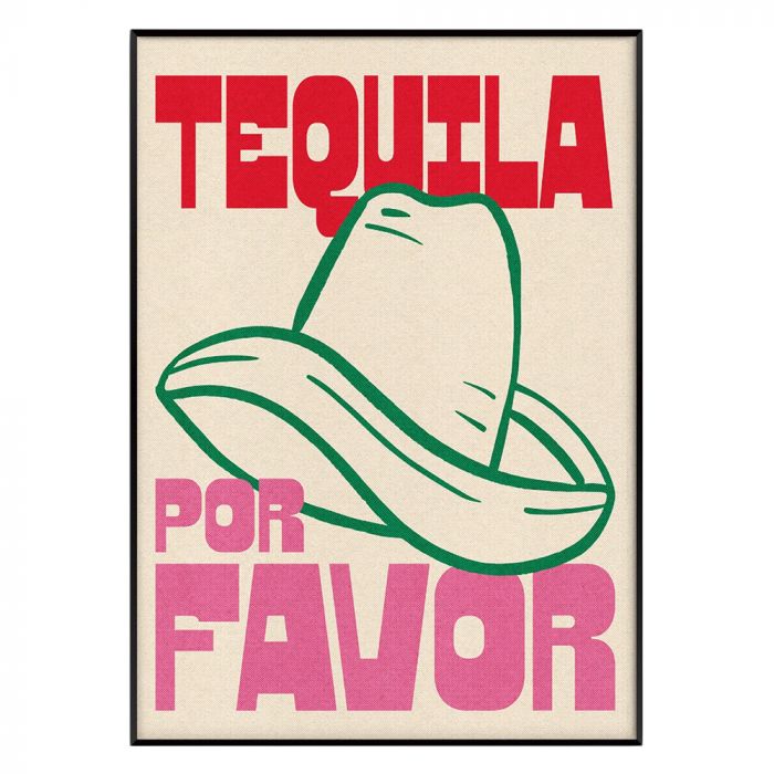 Proper Good Tequila A3 Print