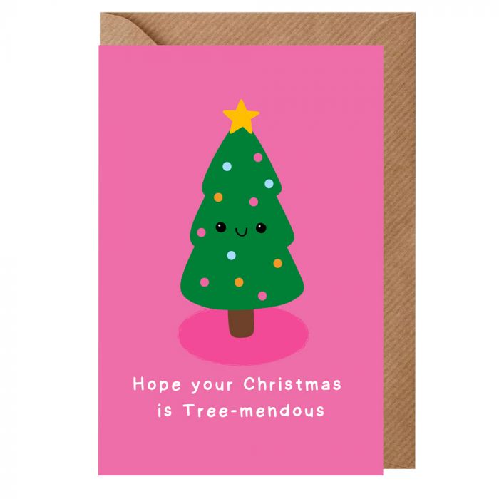 Tree-mendous Christmas Card