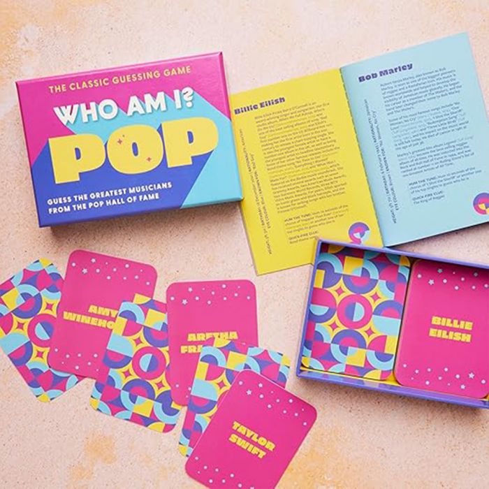 Who Am I? Pop Card Guessing Game