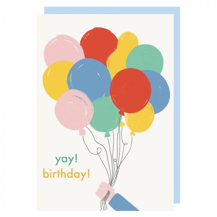 Yay Birthday Balloons Card