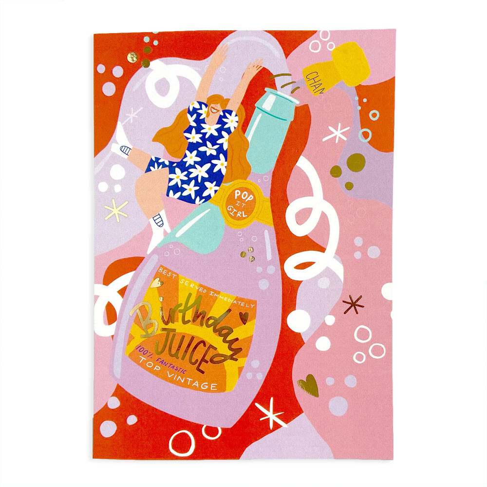 Birthday Juice Card