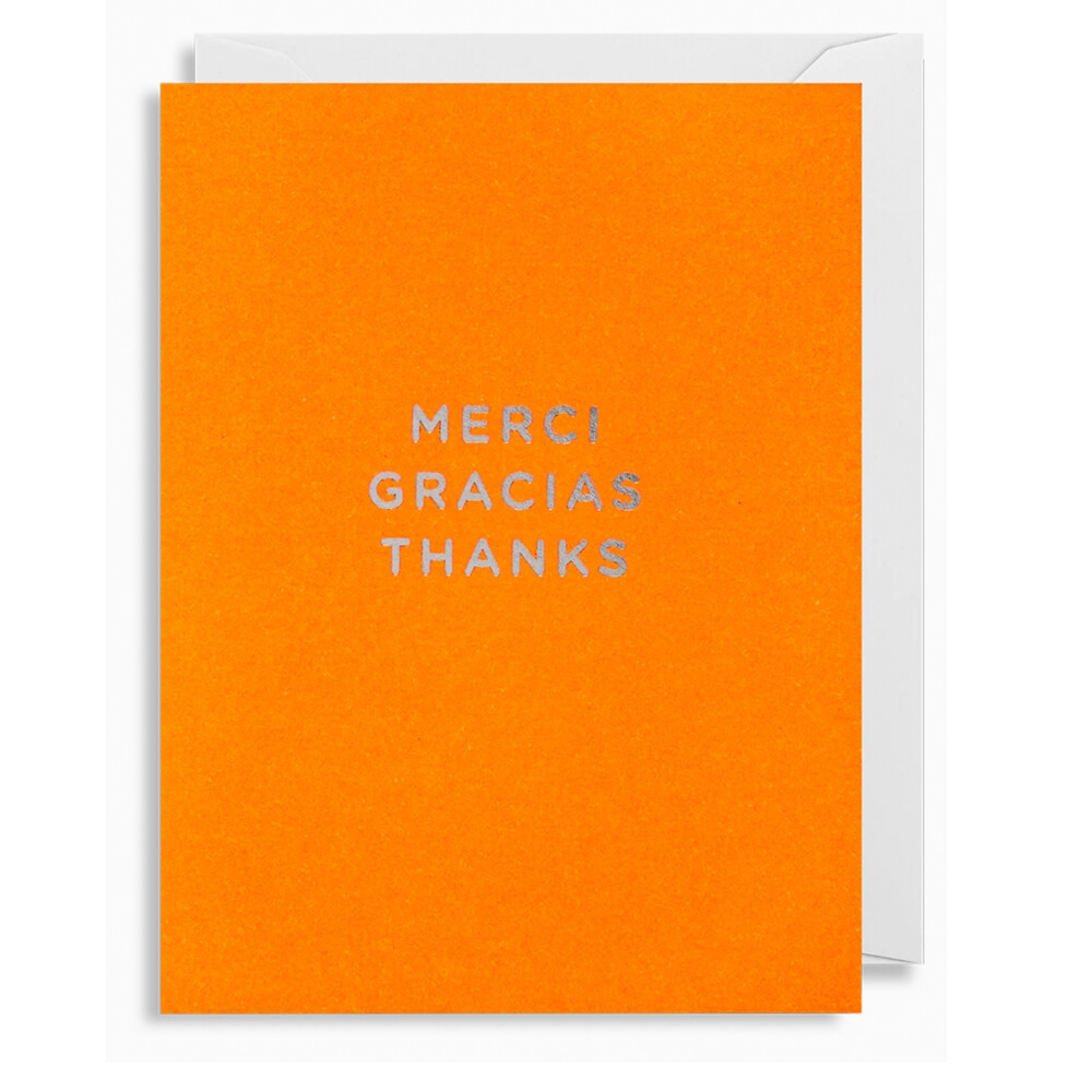 Merci Gracias Thanks Card