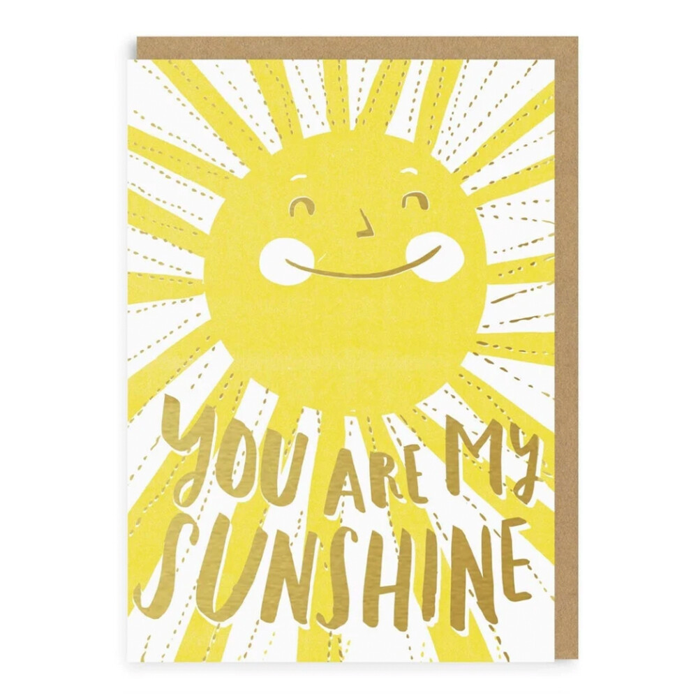 You Are My Sunshine Card