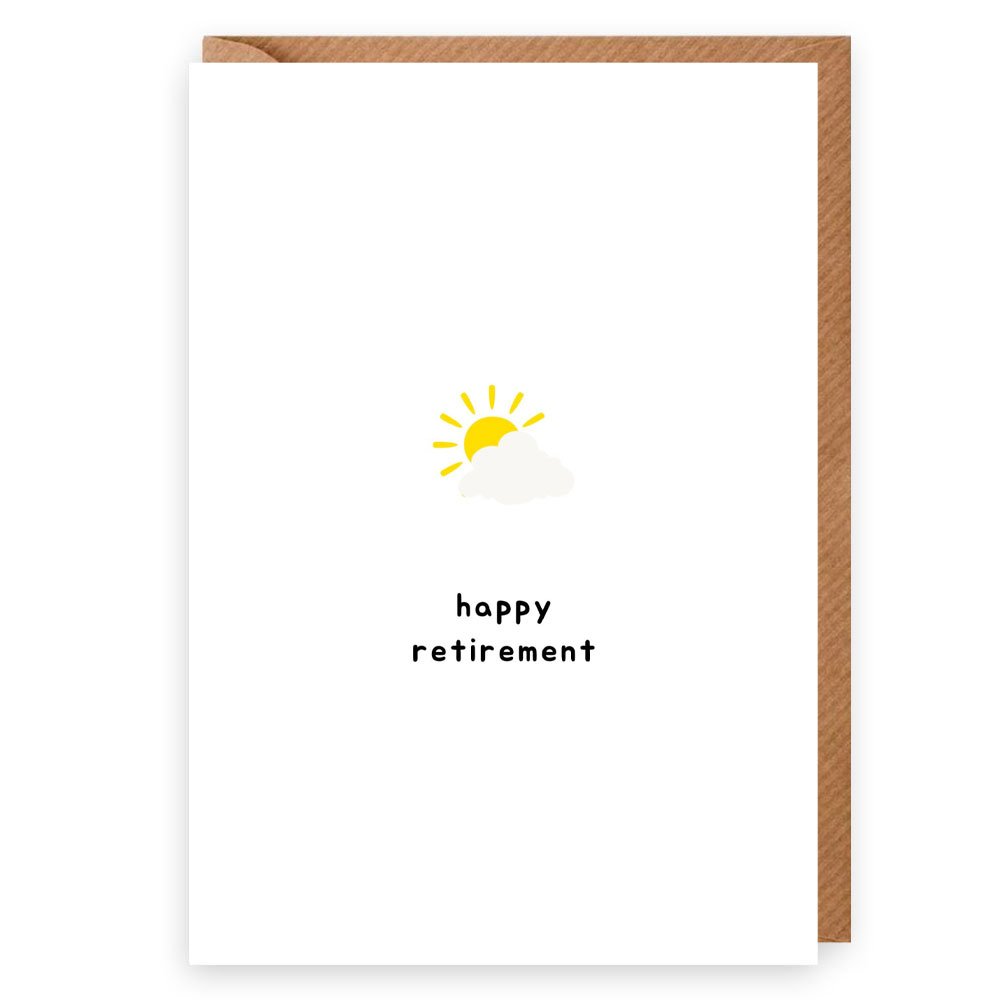 Happy Retirement Sunshine Card | Utility Gift UK