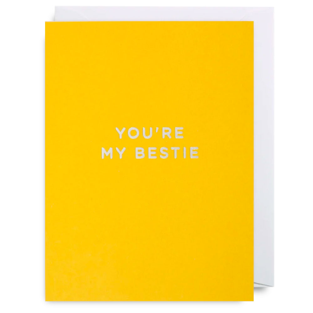 You're My Bestie Card | Utility Gift UK